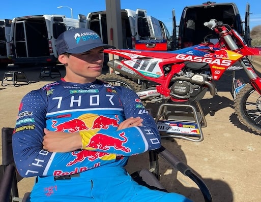 Assurance sport Approuvée par Jorge Prado Champion du Monde Motocross MXGP 2023